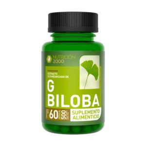 G Biloba 60 Cápsulas 500 mg Nutrición 2000