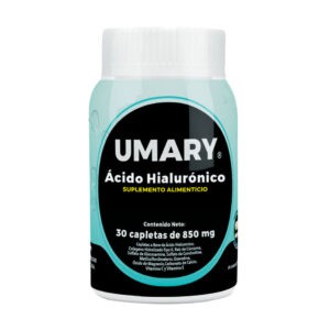 Ácido Hialurónico Colágeno Cúrcuma Ortiga 30 Capletas Umary 850 mg