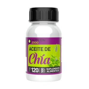 Aceite de Chía 120 Cápsulas Nutrición 2000
