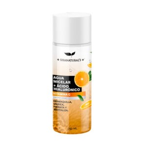 Agua Micelar a Hialurónico – Vitamina C 250 ml Shanaturals