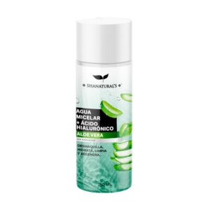 Agua Micelar a Hialurónico – Aloe 250 ml Shanaturals