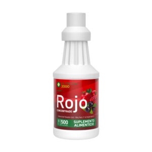 Bebida Rojo Concentrado 500 ml Nutrición 2000